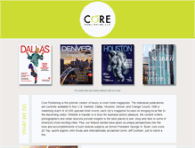 Tablet Screenshot of core-publishing.com
